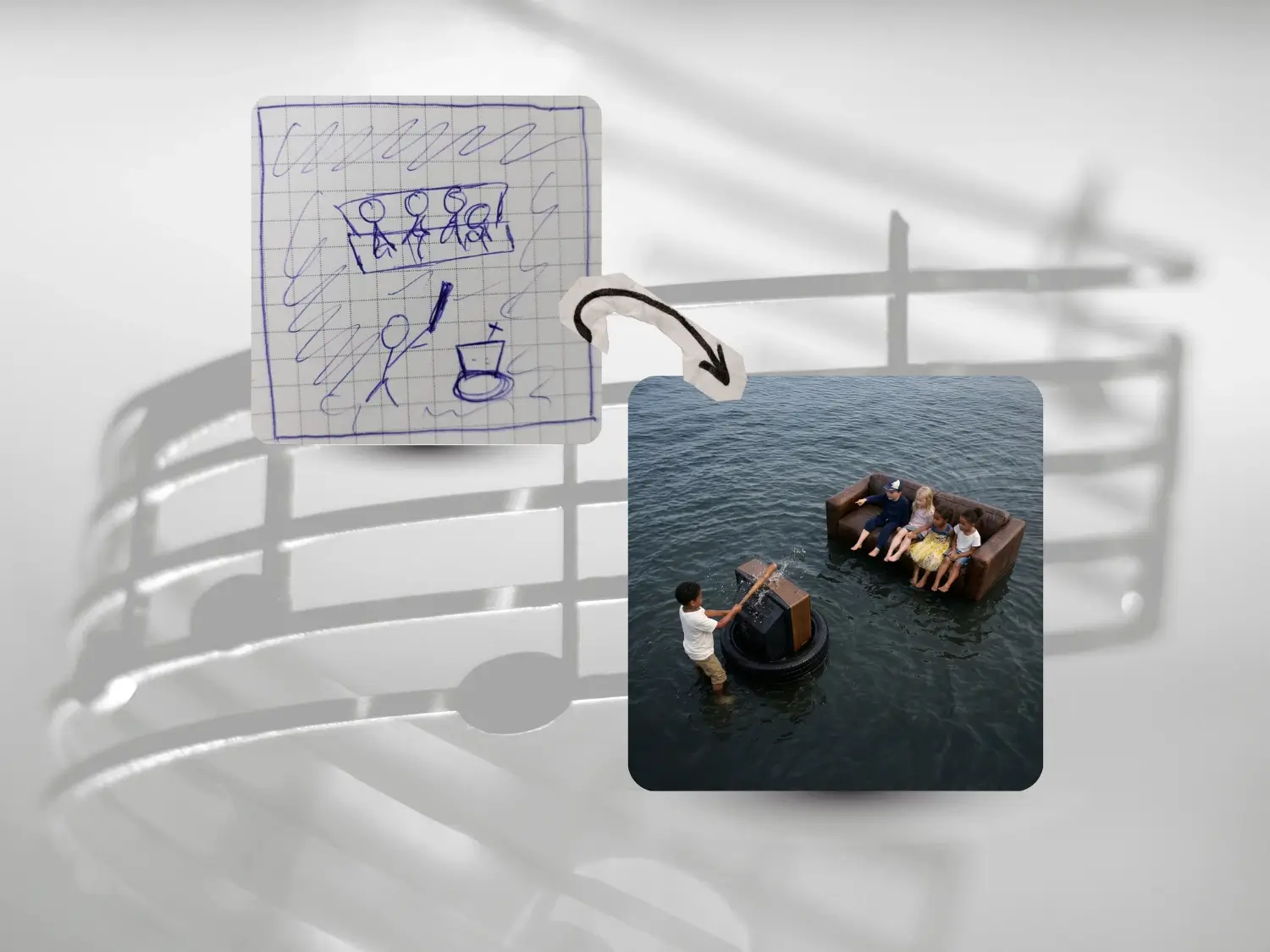 Création graphique d'une pochette musicale, illustration et mise en page