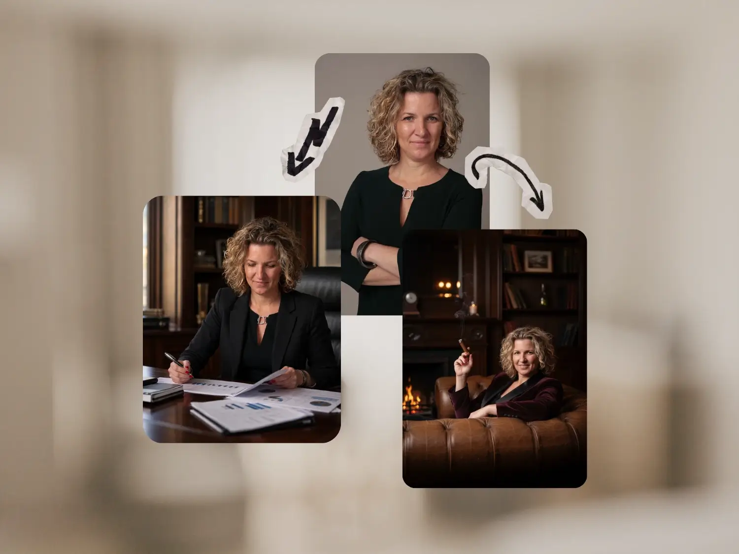 Création de portraits professionnels par intelligence artificielle
